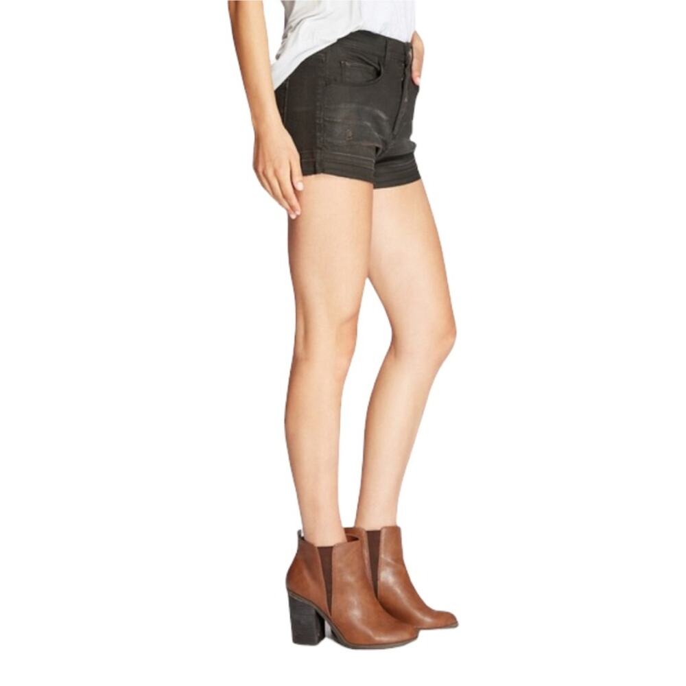 Blank NYC Black Denim Shorts Size 27 EUC